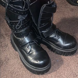 Dollskill current mood combat boots
